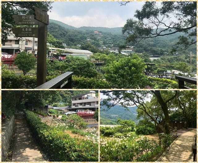 【台北內湖景點】夢幻紫色白石湖吊橋、浪漫的同心池、如號角響起的鐵砲百合、清新高雅的牡丹蓮盛開啦!還有夫妻樹/一處隱藏在台北近郊的後花園、假日出遊、戶外踏青、健行好去處柚子芳 - 第27張圖 白石湖吊橋同心池