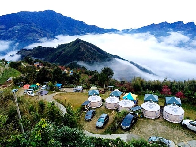 新竹五峰【英桃の天闊營地】捉住雲海季節的尾巴,站在白浪滾滾與雲霧繚繞之間/還有大漠蒙古包露營可體驗!(二訪)@柚子芳姐の旅遊札記